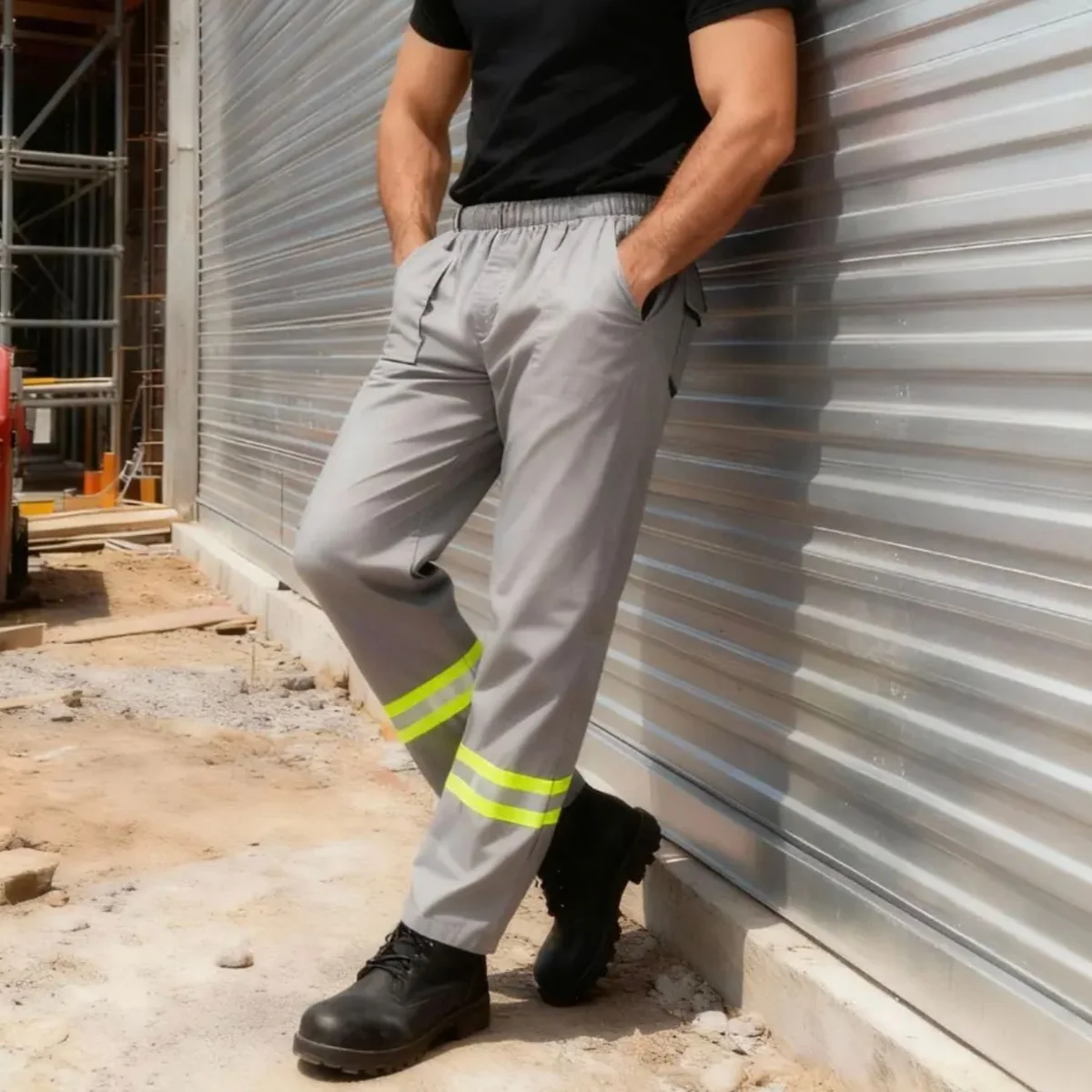 Calça De Brim Ideal Trabalho Pesado Reforçada