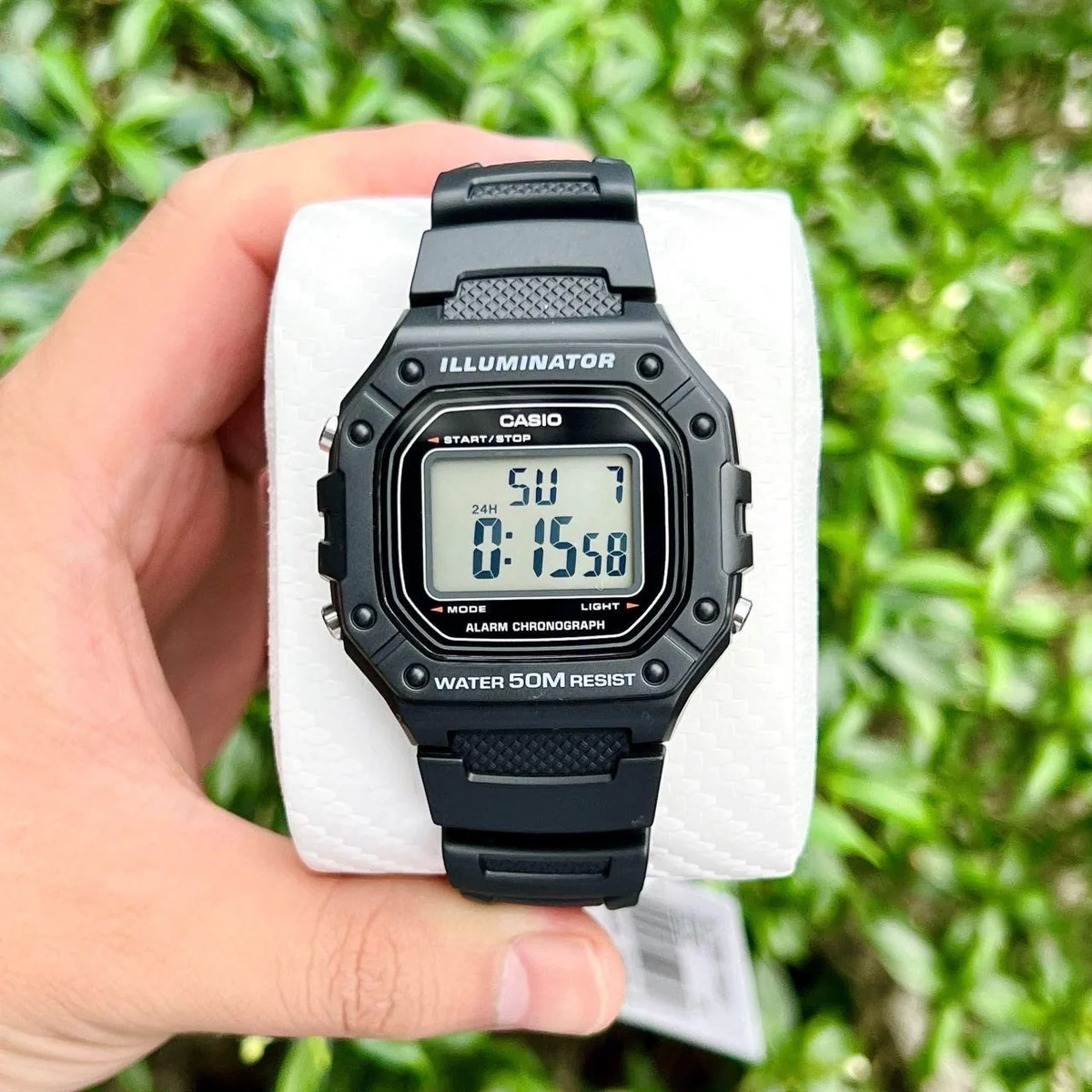 Relógio De Pulso Casio Youth W-218h-1av Preto