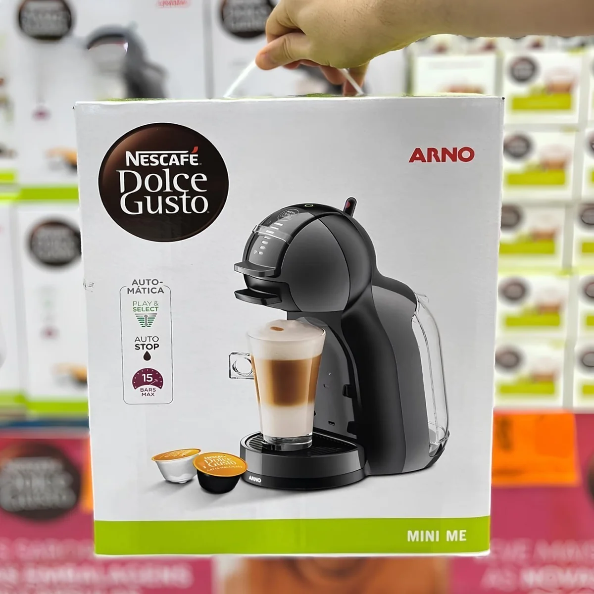 Cafeteira Nescafé Dolce Gusto Mini Me Preta 110v Preto 127v