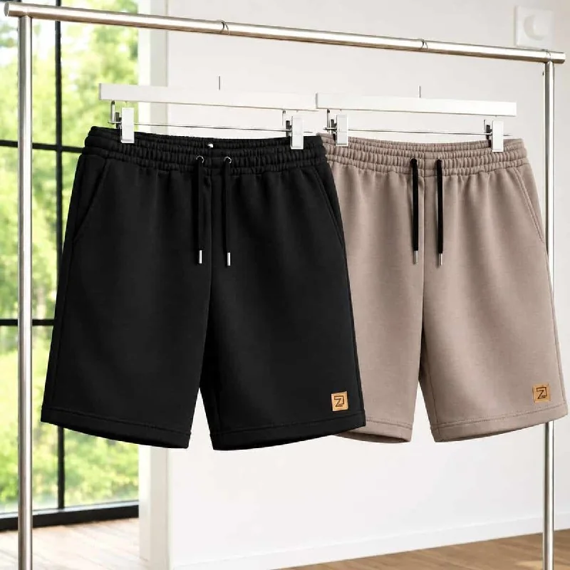 Kit 2 Bermuda Shorts Masculino Moletinho Curta
