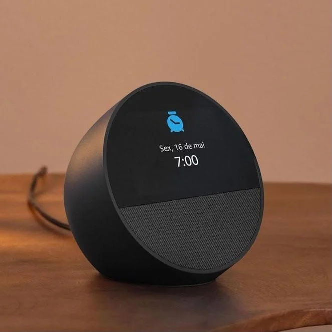 Echo Spot com Alexa (Geração mais recente)