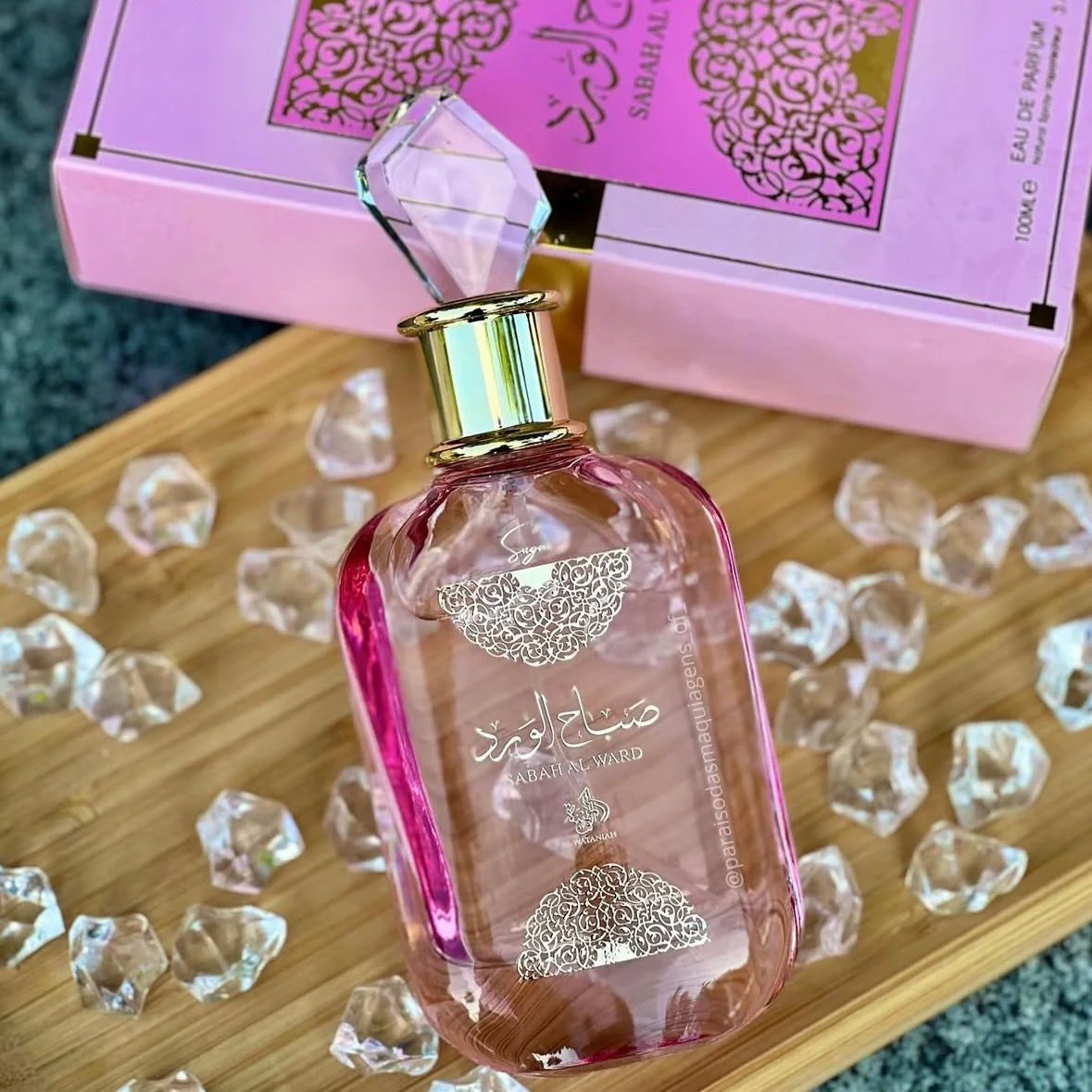 Perfume Árabe Sabah Al Ward Sugar Feminino 100ml