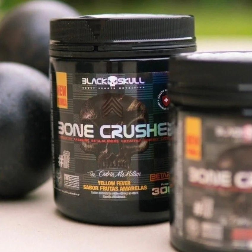 Suplemento Bone Crusher Black Skull (300g)