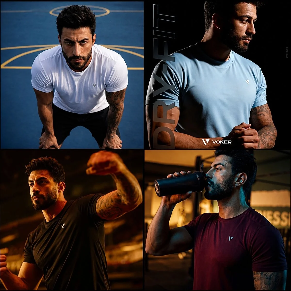 Camisa Voker Tênis Uv Dry Fit