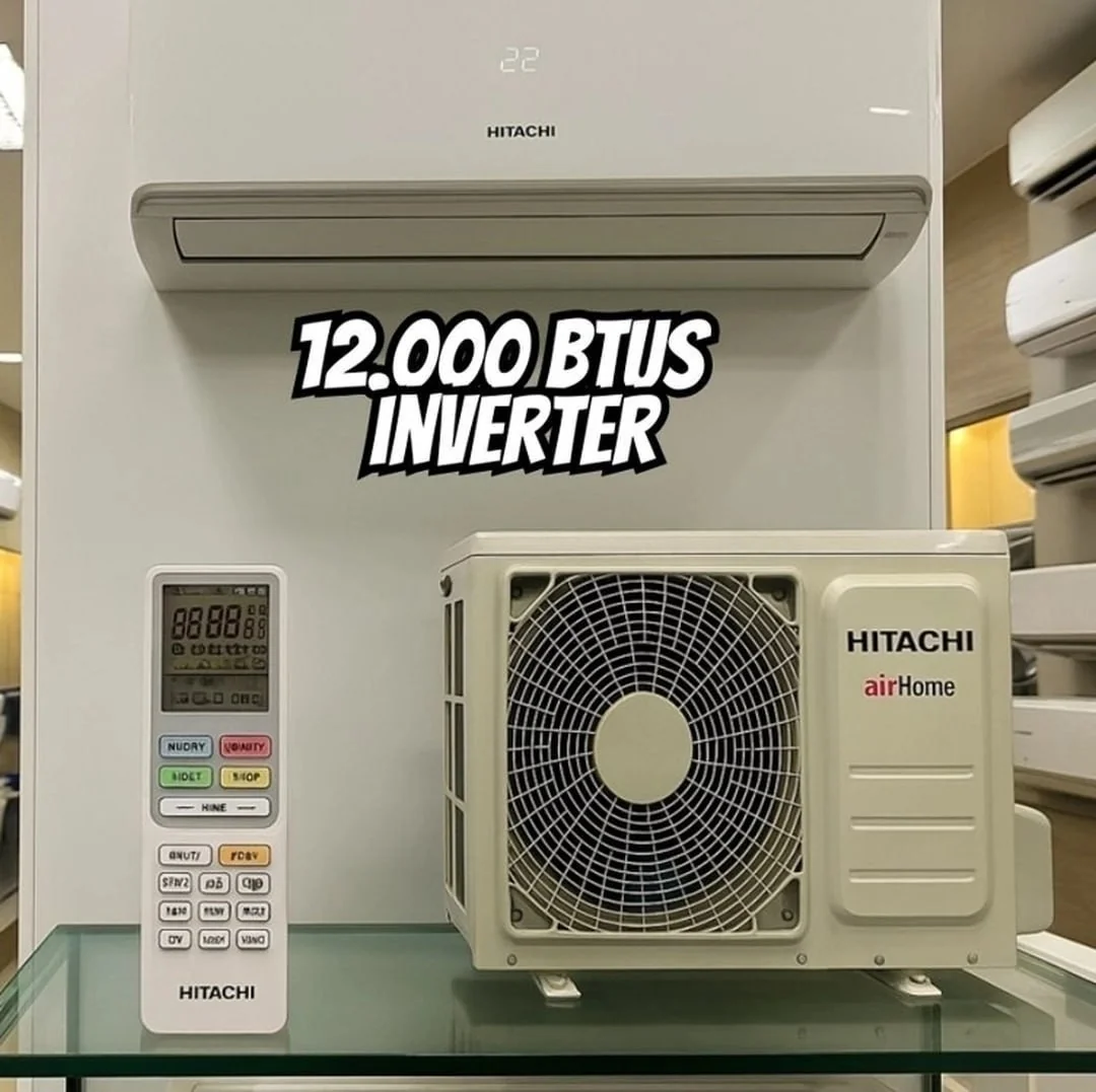 PREÇÃO PARCELADO ‼️ HITACHI 12K BTUs INVERTER 🔄