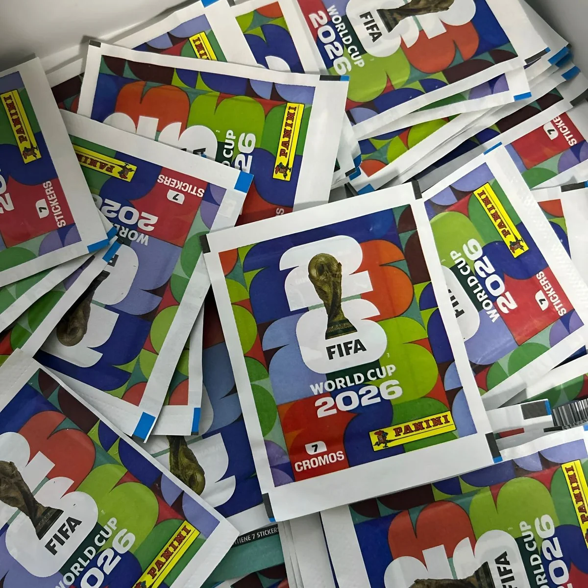 50 Envelopes de Figurinha da  Copa do Mundo 2026
