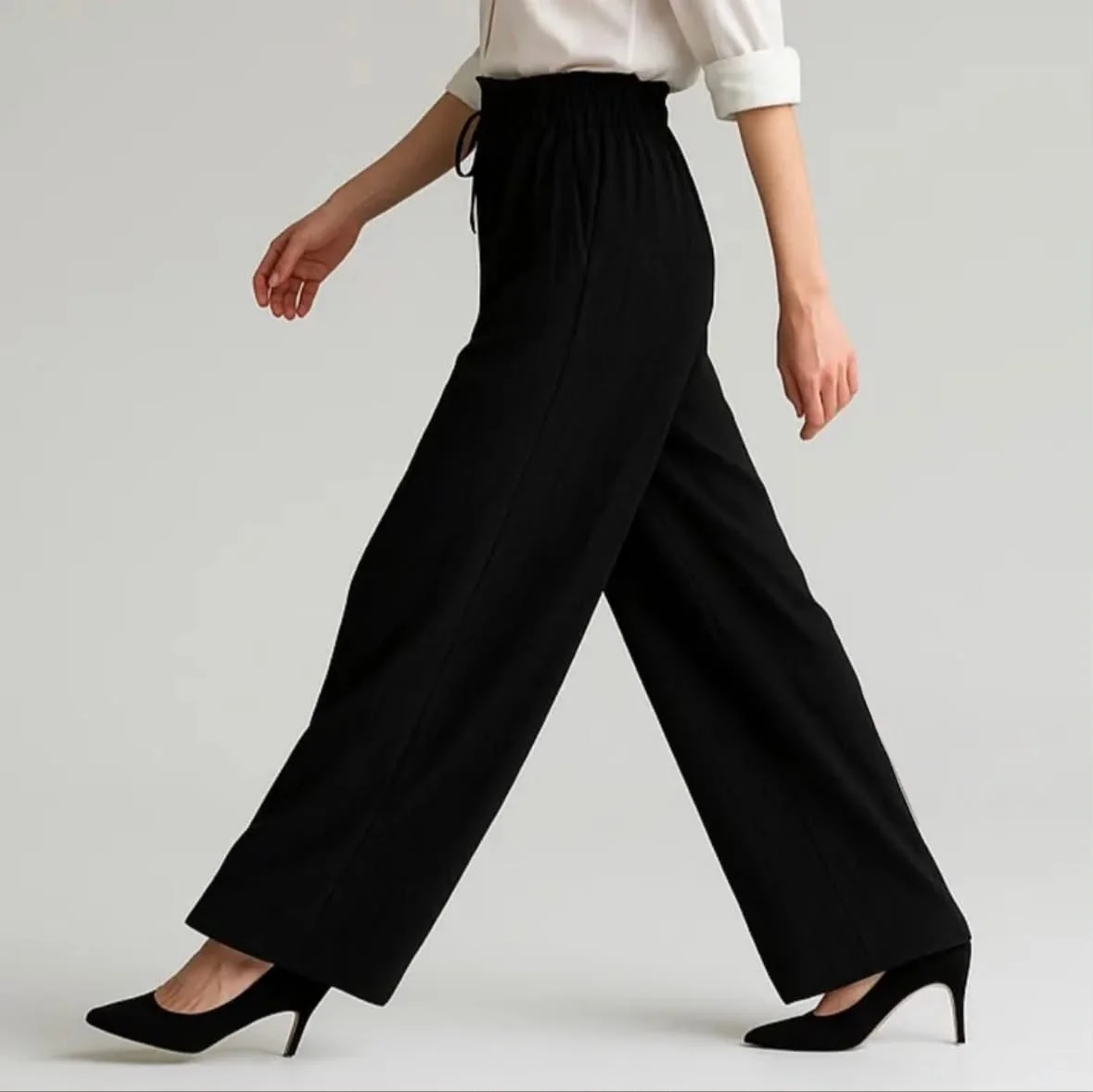 Calça Alfaiataria Wide Leg Social Pantalona (10 cores)