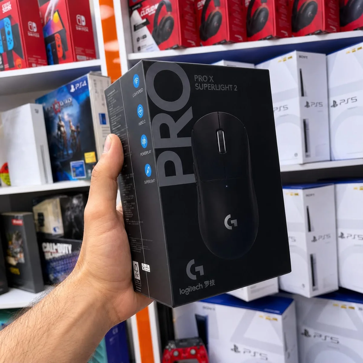 Mouse Gamer Sem Fio Logitech G Pro X Superlight 2