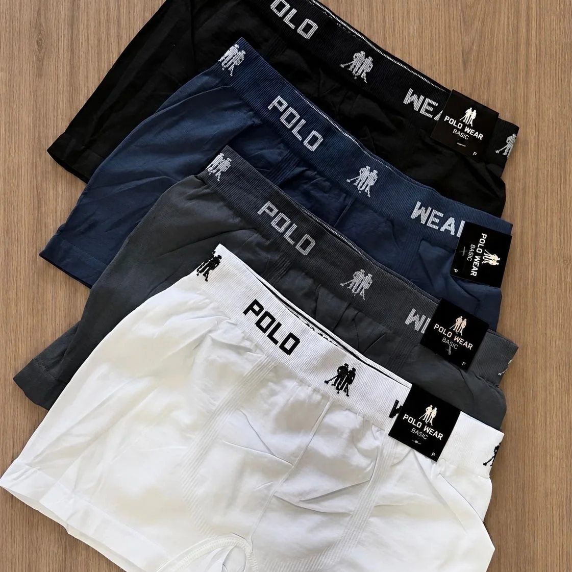 Kit 10 Cuecas Boxer Polo Wear
