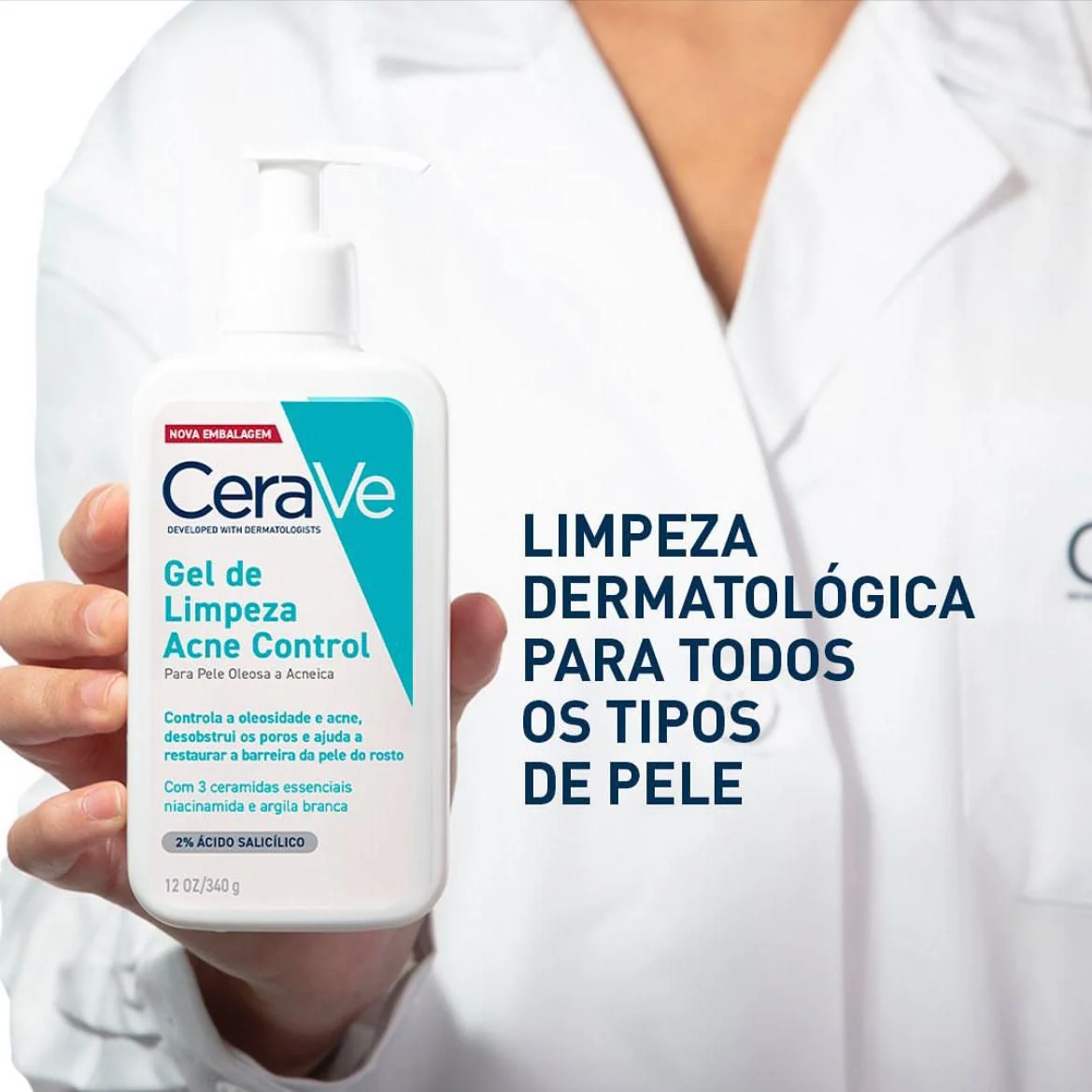 Gel De Limpeza Cerave 340g