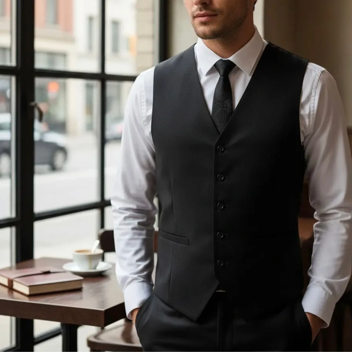 Colete Social Slim Masculino (7 cores)