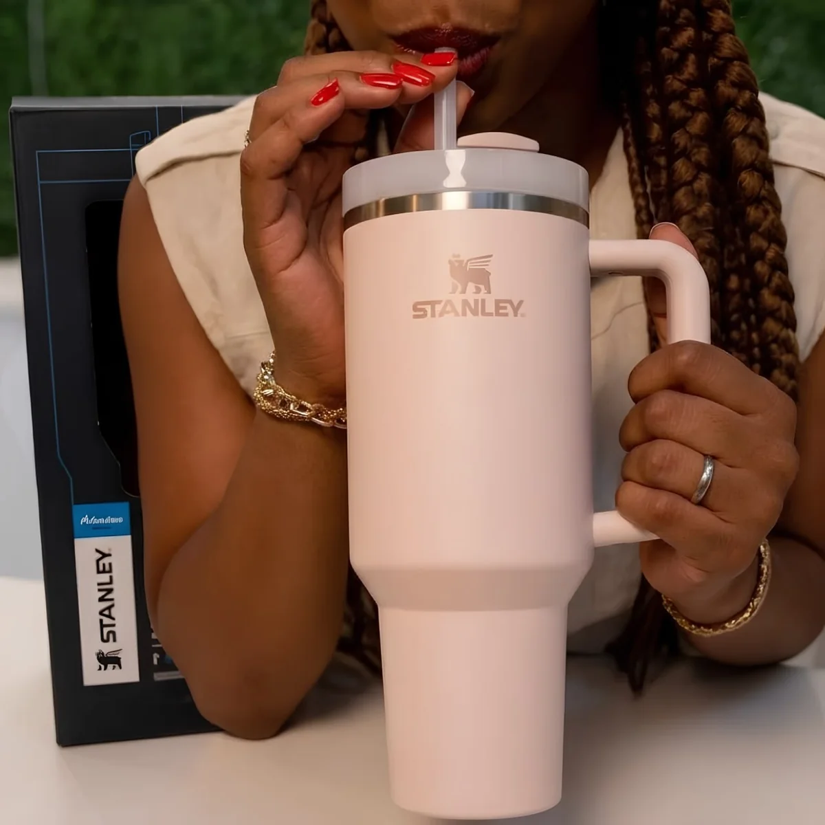 Copo Stanley Quencher Térmico 2.0, 887ml | Peach Whip Gloss