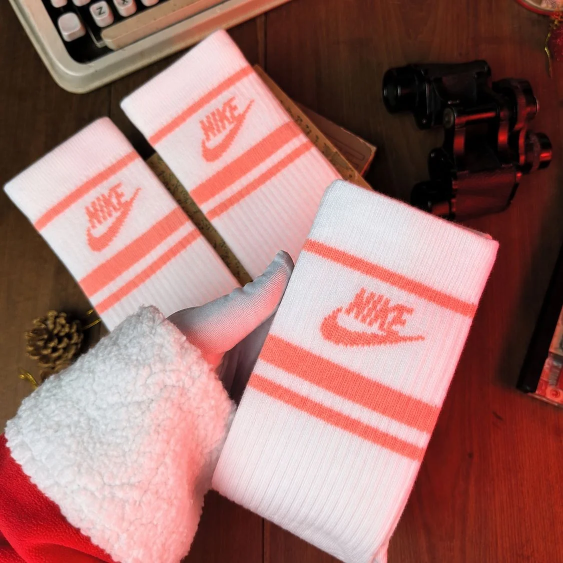Kit 3 Meia Nike Sportswear Everyday Essential