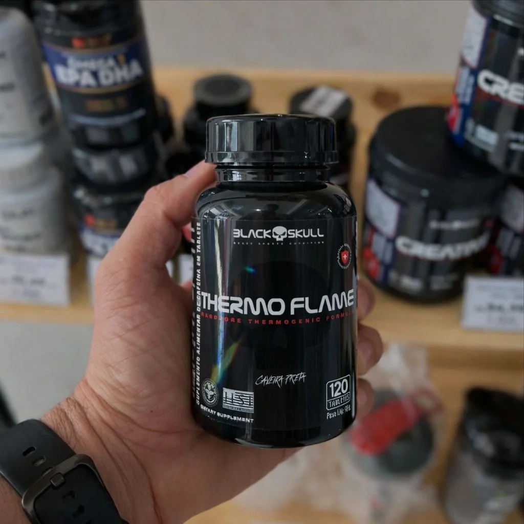 Termogenico Thermo Flame Black Skull 120caps