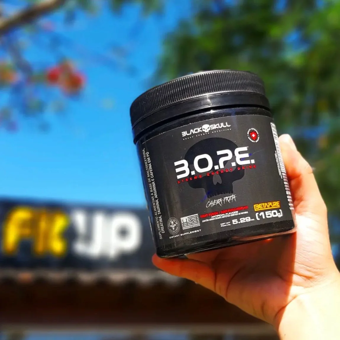 Pré Treino B.o.p.e. 150g - Black Skull