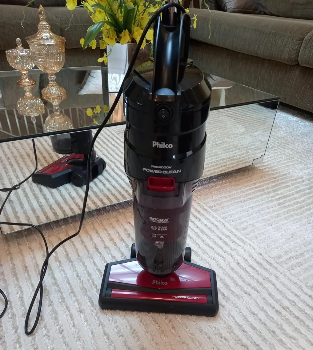 Aspirador Pó Philco Vertical Power Clean 2000W PAS4000V 127V