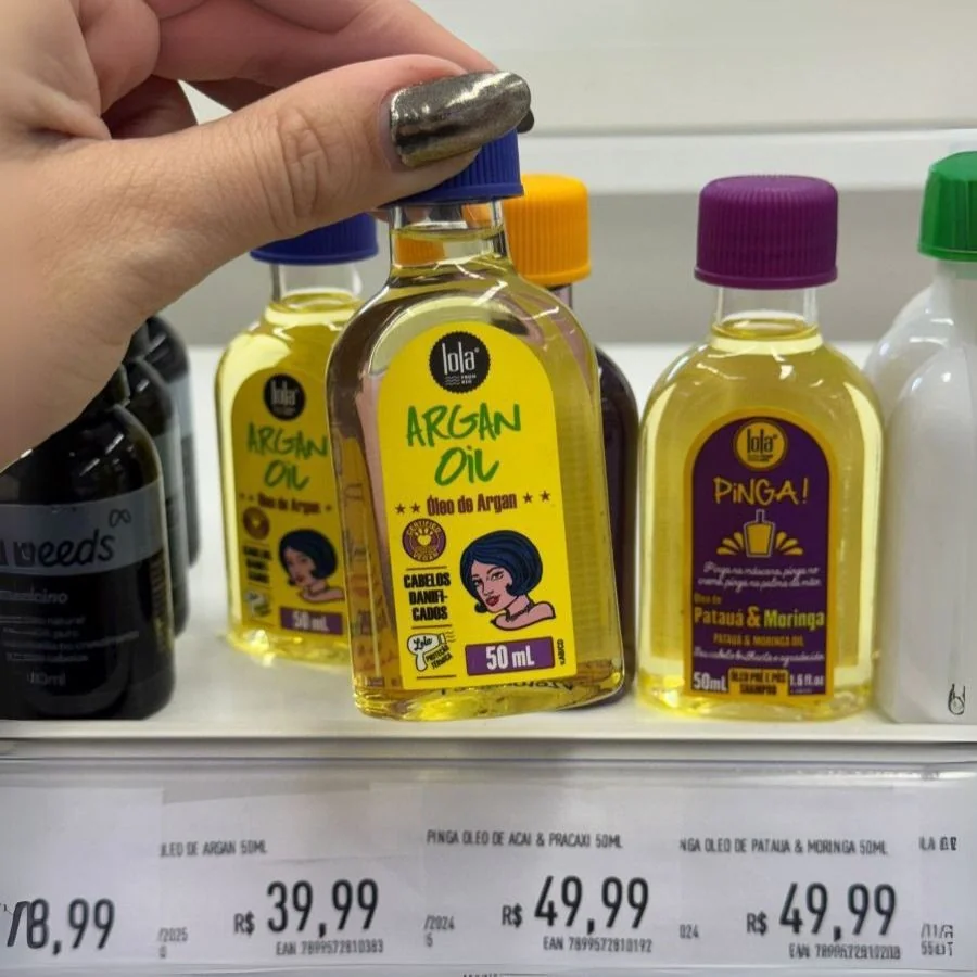 Argan Óleo Reparador 50ml Lola Cosmetics