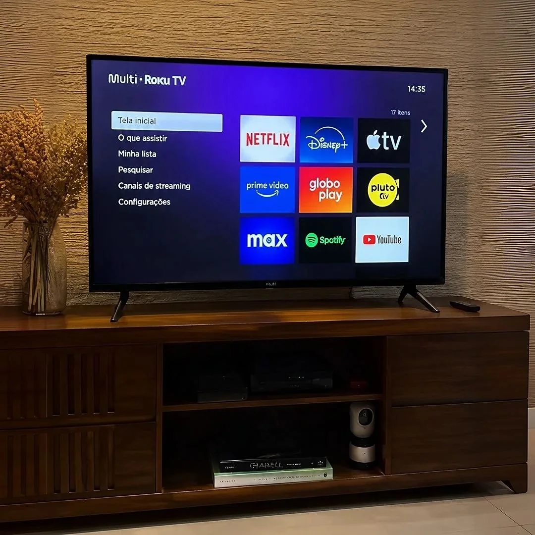 Smart TV DLED 32 HD Multi Essencial Roku