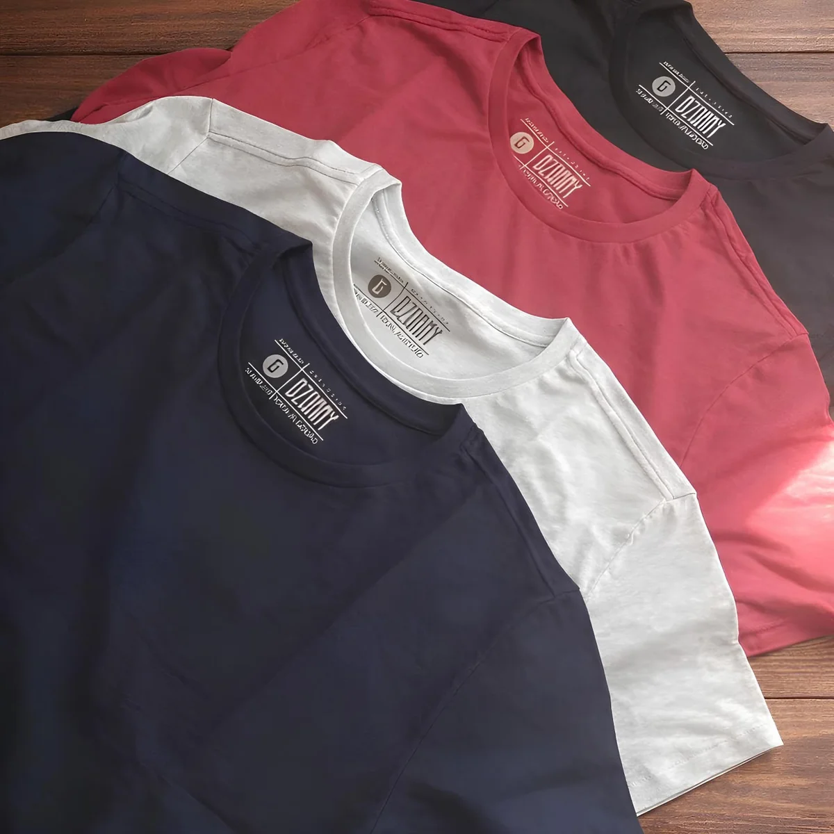 Kit 5 Camiseta Masculina 100% Algodão