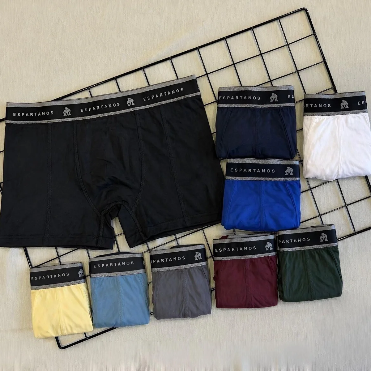 Kit 10 Cuecas Boxer Masculina Microfibra Espartanos