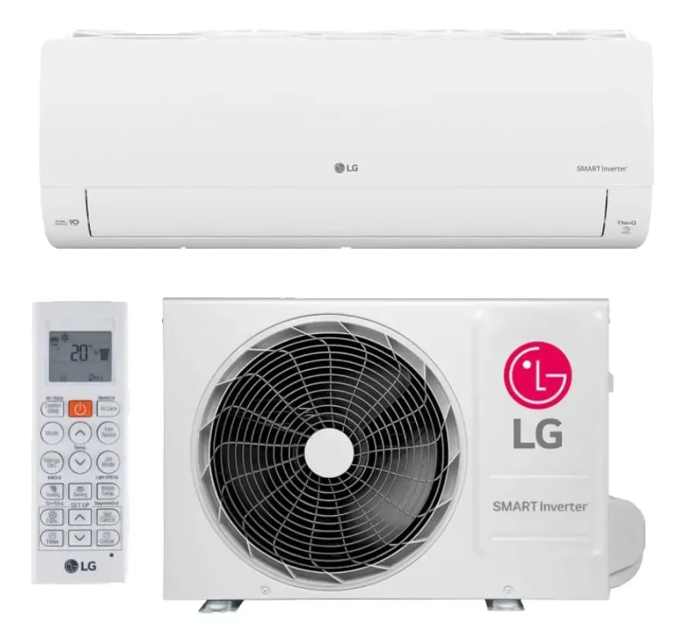 - Ar Condicionado LG Inverter Smart Voice AI 12.000 Btus Frio R-32