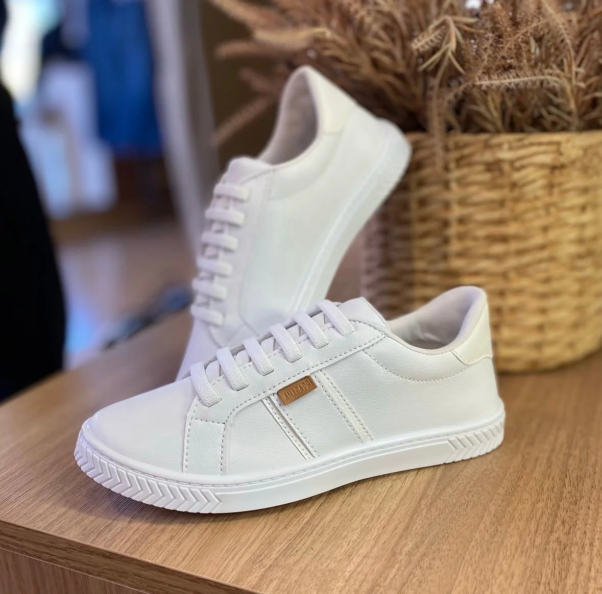 Tênis Anacapri Feminino Solado Reto (3 cores)