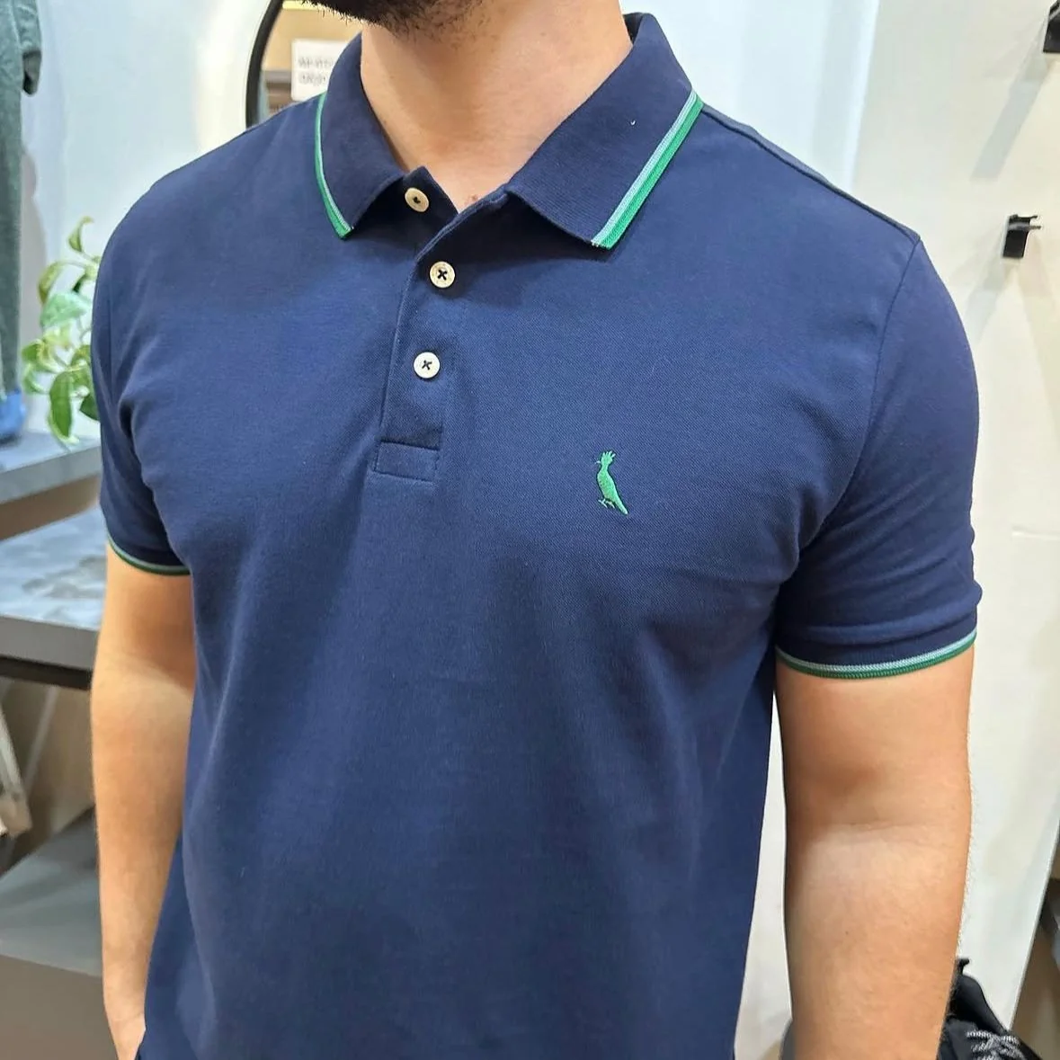 Masculina Reserva Polo Básica Friso