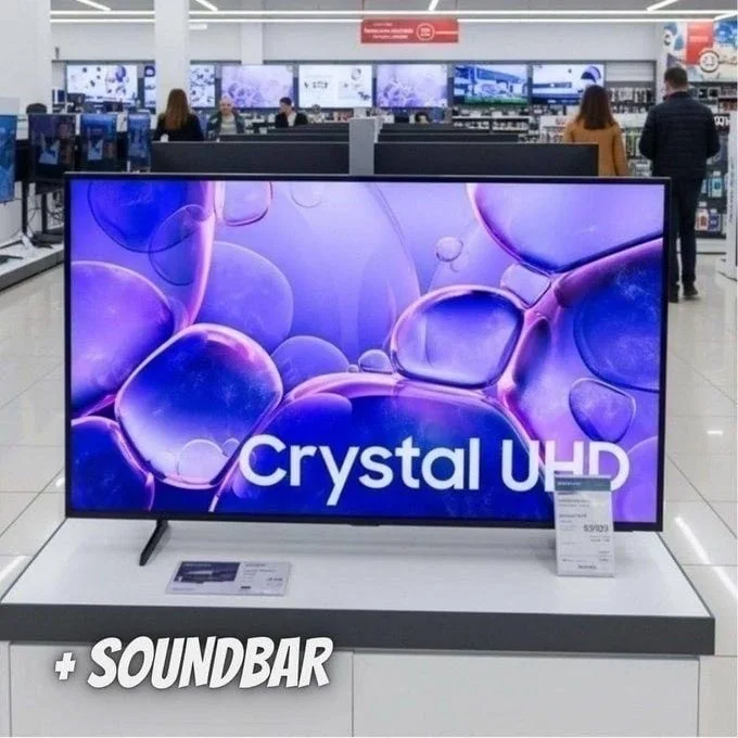 Samsung Smart TV 50” Crystal UHD 4K U8100F 2025 + Soundbar