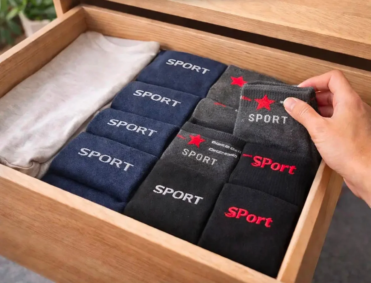 Kit 12 Pares Meia Sport Cano Médio