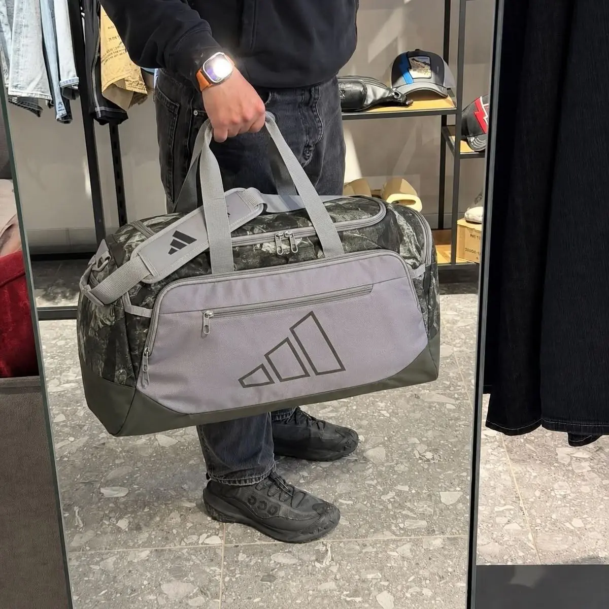 Bolsa De Treino Defender Duffle Estampada adidas