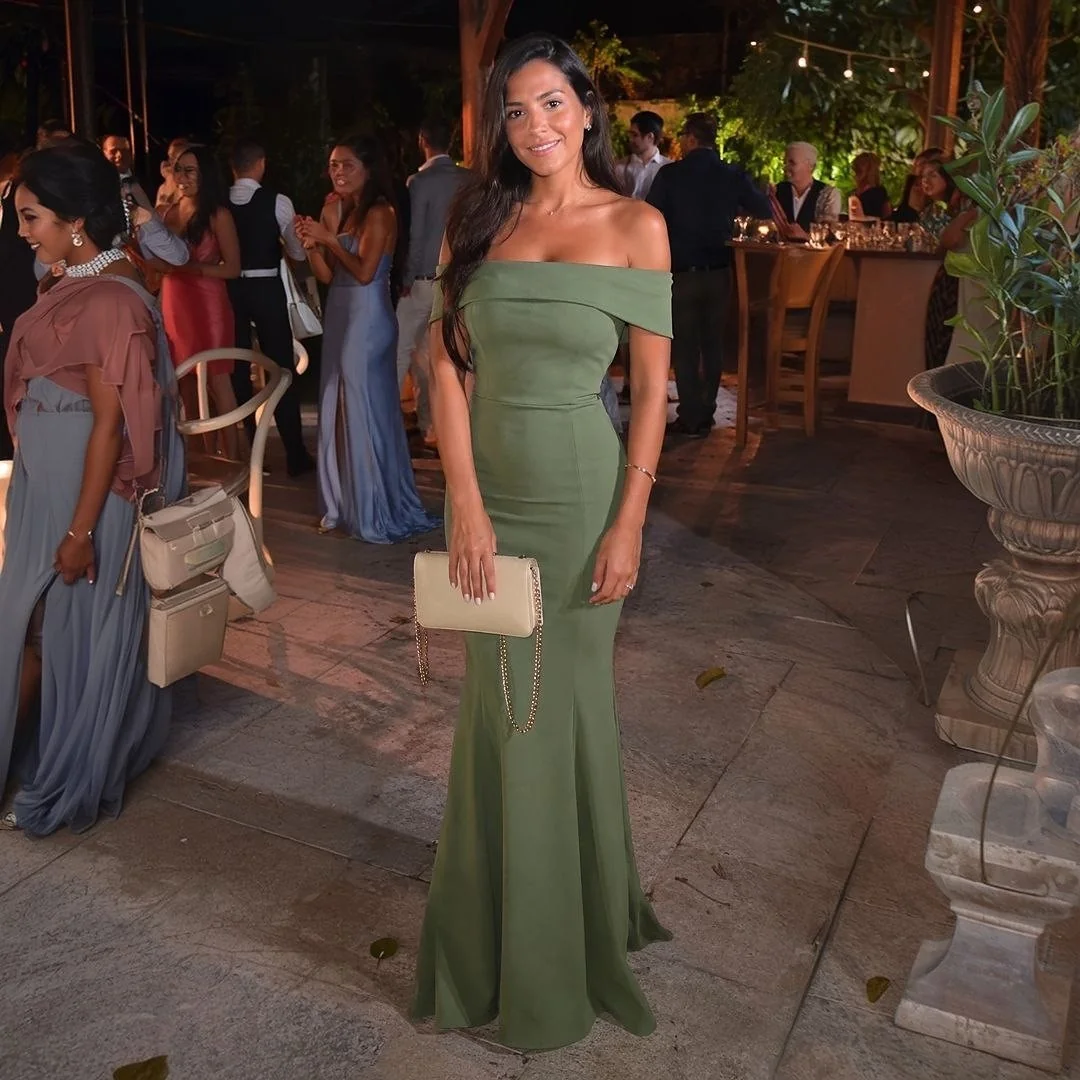 Vestido Longo Ombro a Ombro c/ Bojo (7 cores)