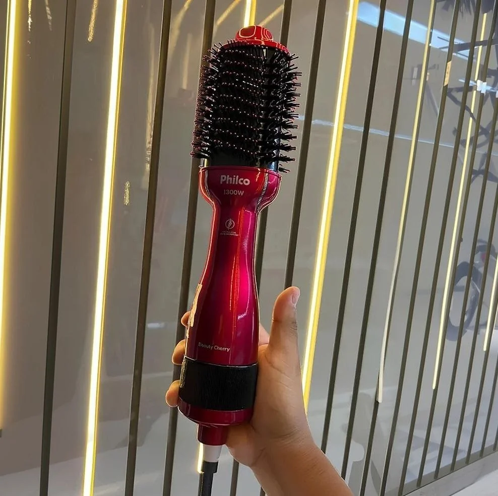 Escova Secadora Philco PEC13 4 em 1 Soft Beauty Cherry Bivolt