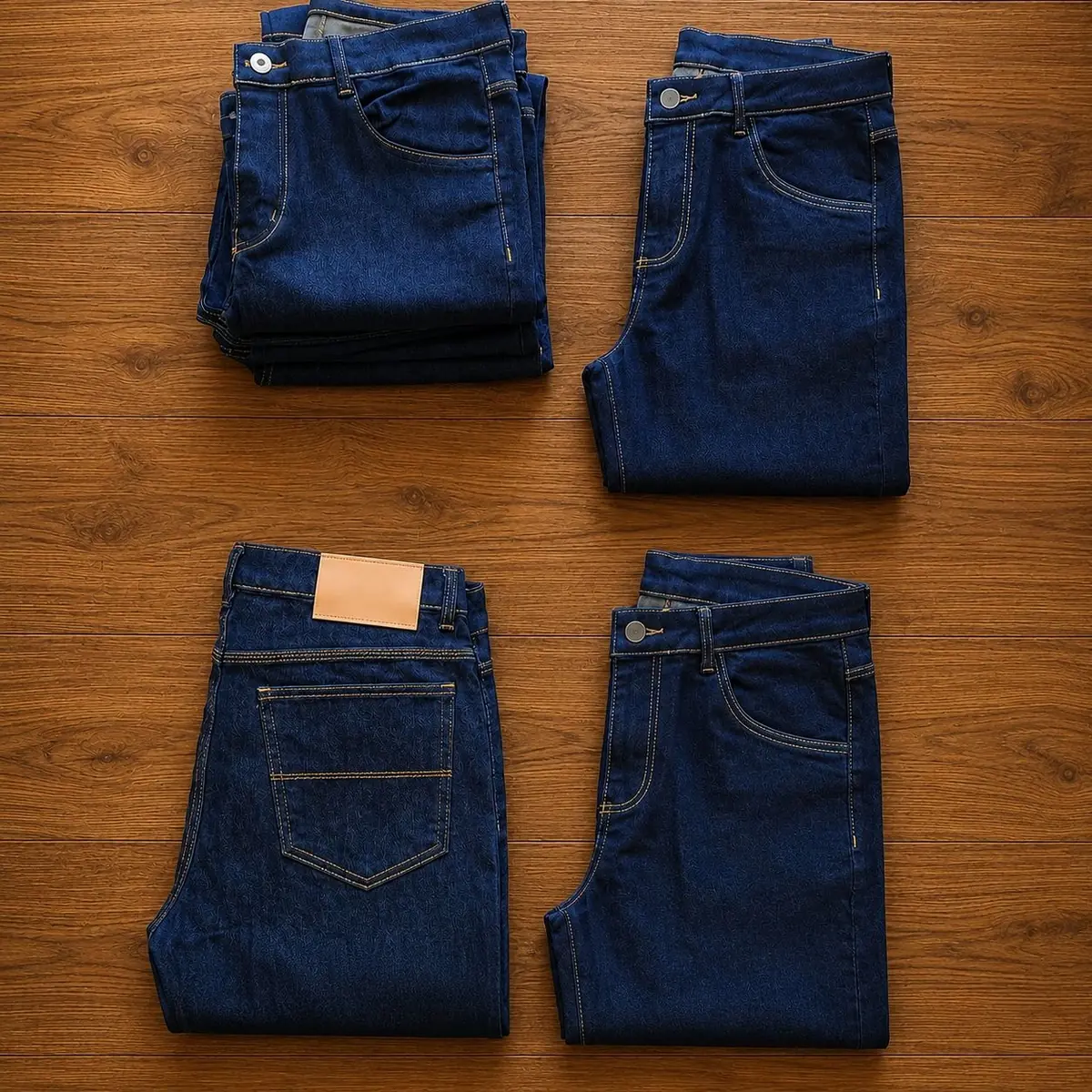 Kit 4 Calças Jeans Masculina Lycra Elastano