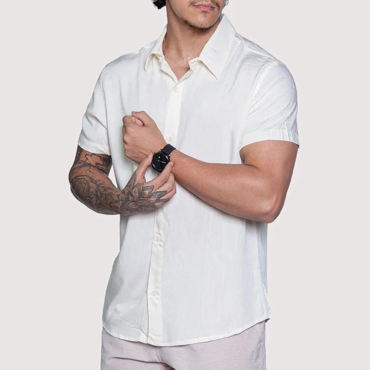 Camisa Social Linho Premium