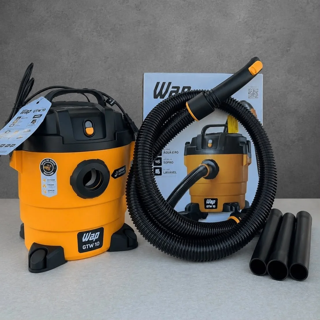 Aspirador De Pó E Água Wap Gtw 10 1400w De Potência
