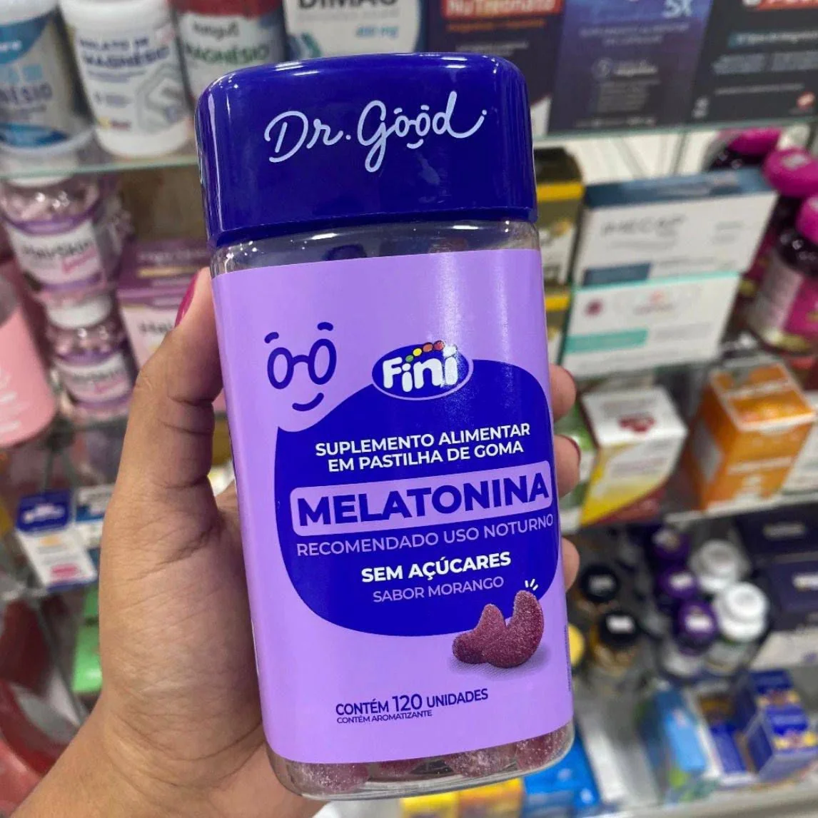 Melatonina Fini Gomas 120 Unidades