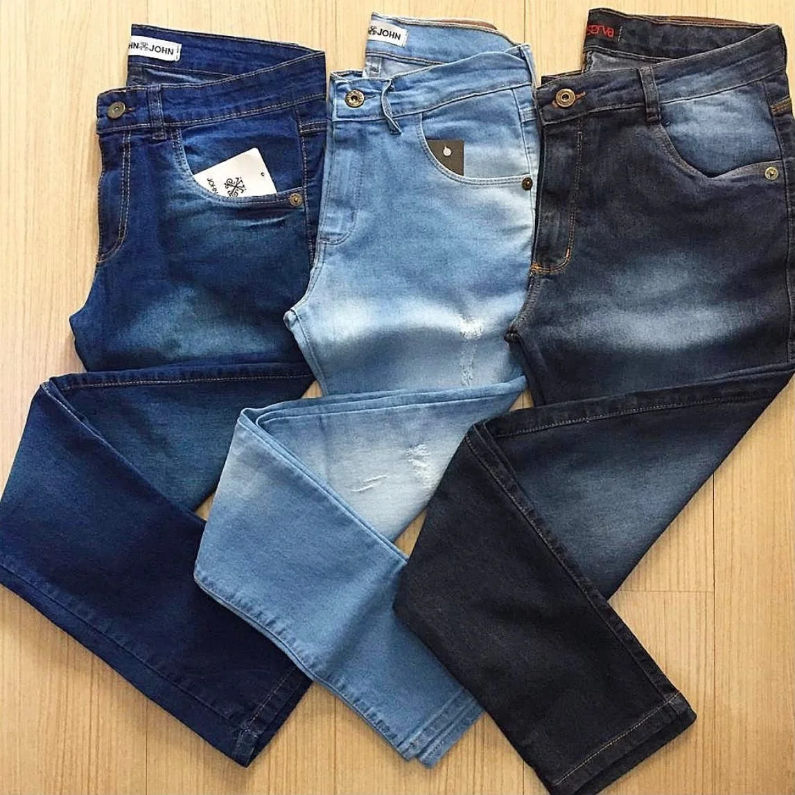 Kit 3 Calça Jeans Skinny