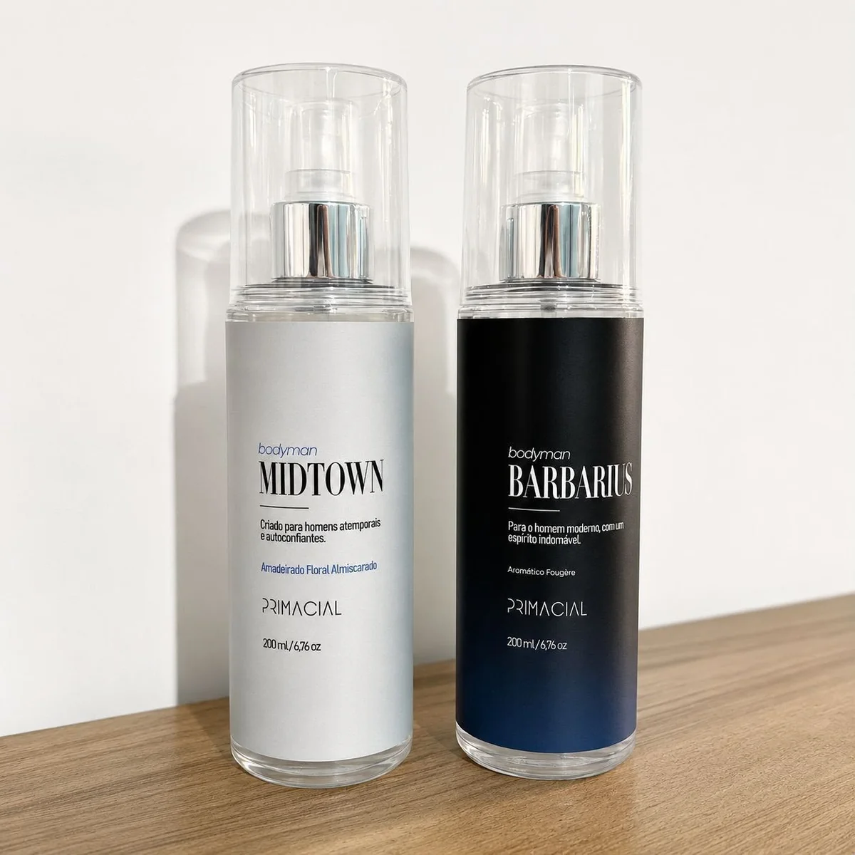 Kit Body Splash Barbarius E Midtown 200ml - Primacial