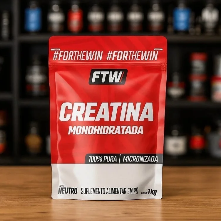 Creatina Monohidratada 100% Pura Refil 1kg - FTW