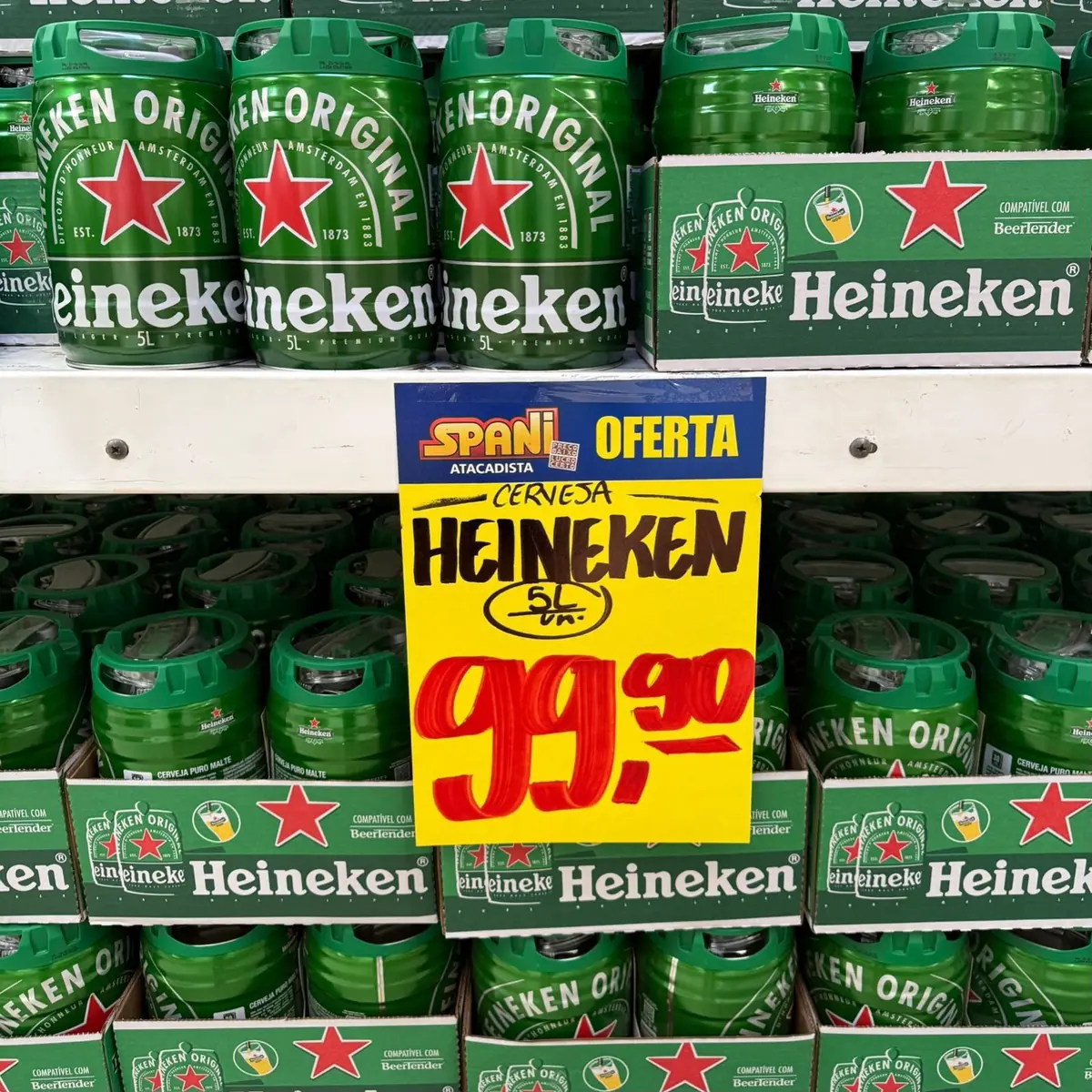 Cerveja Premium 5L Barril Heineken