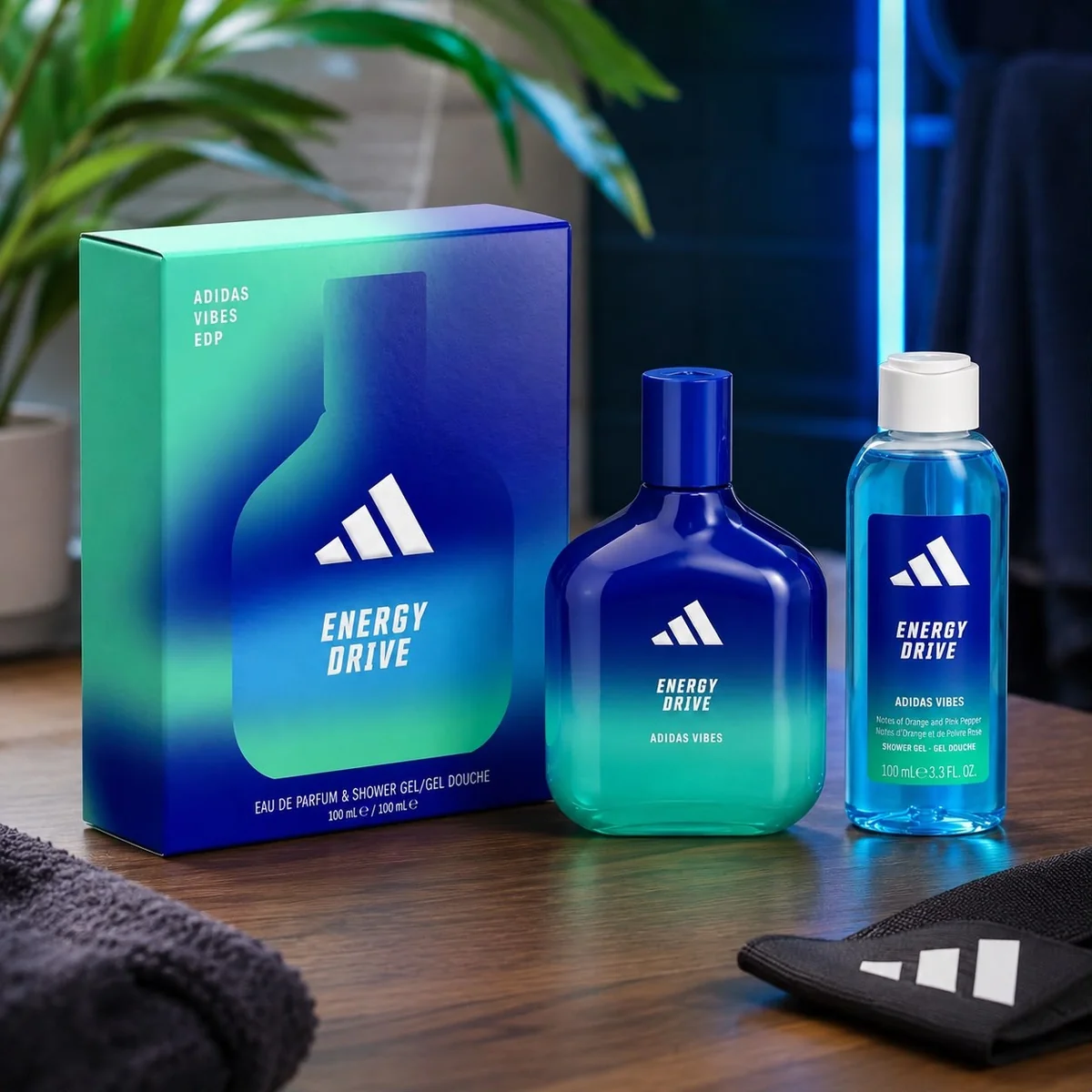Perfume Masculino 100 Ml + Shower Gel 100 Ml adidas
