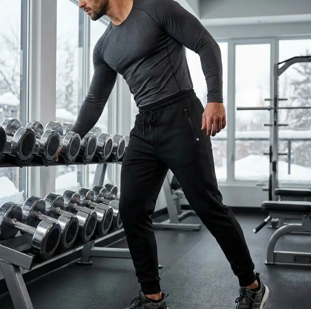 Calça Moletom Flanelado Jogger Voker