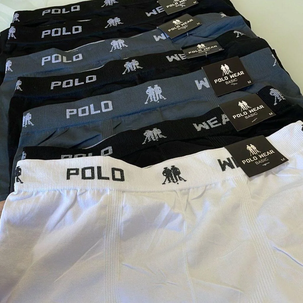 Kit 10 Cuecas Masculinas Boxer Polo Wear