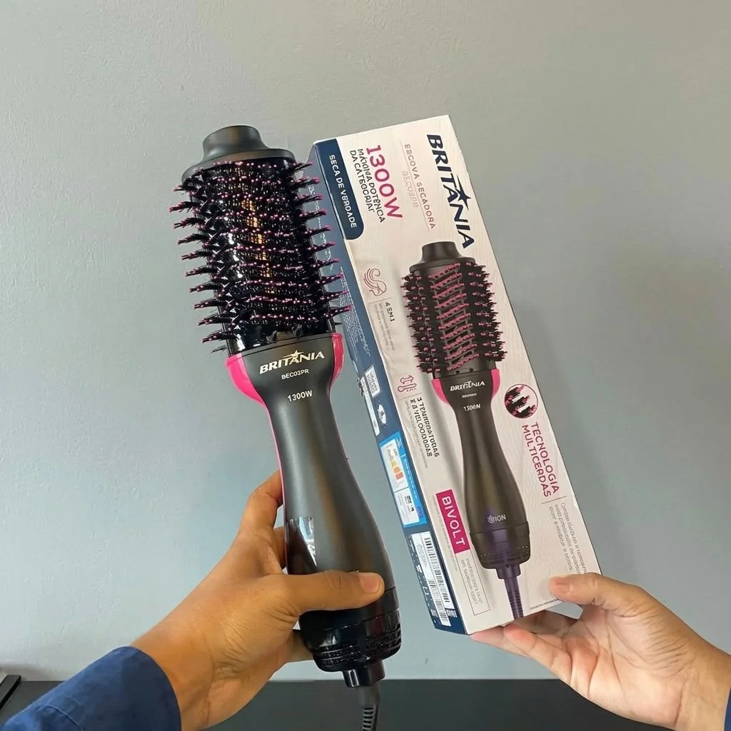 Britânia Escova Secadora Bec02pr 4 Em 1 1300w 127/220v