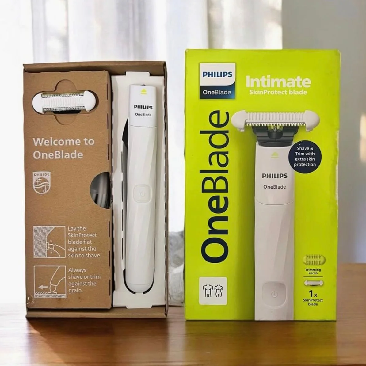 Aparador e Raspador Oneblade Intimate Philips Bivolt