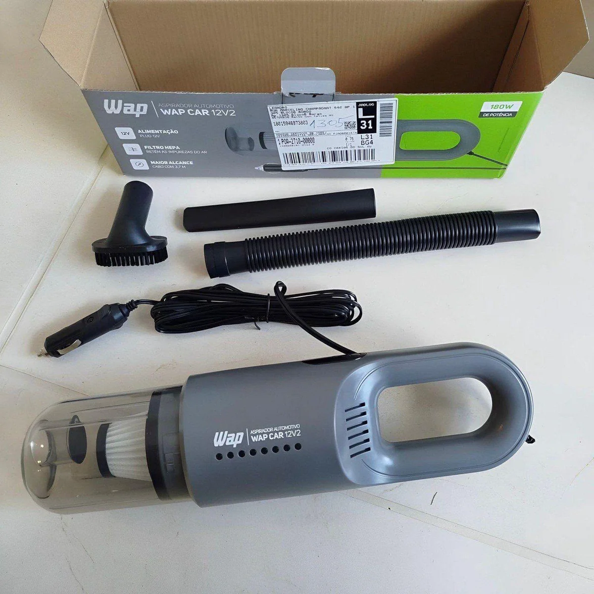Aspirador Automotivo Portátil Wap Car