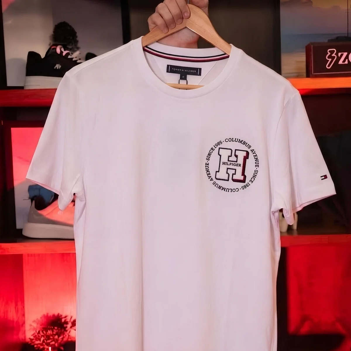 Camiseta Tommy Hilfiger H Roundle Columbus