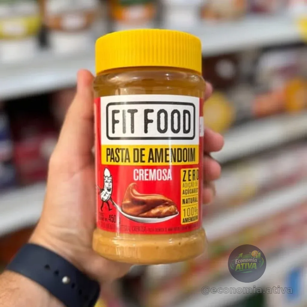 Fit Food Pasta de Amendoim Cremosa 450g