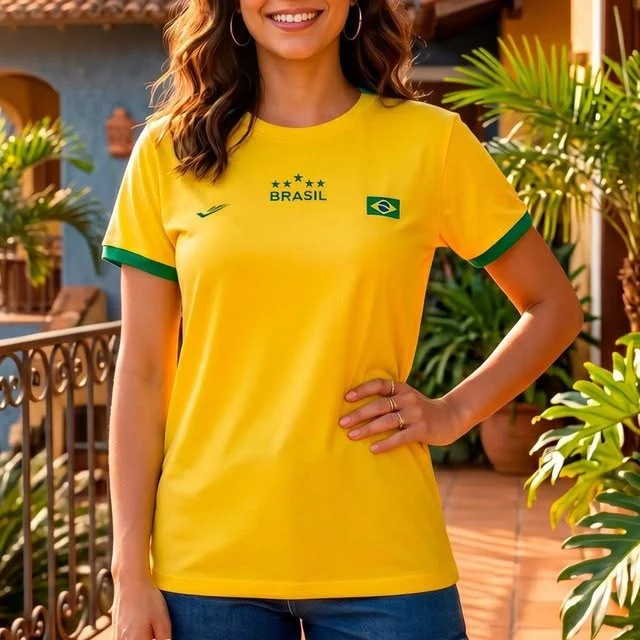 Camiseta Do Brasil Dry Fit