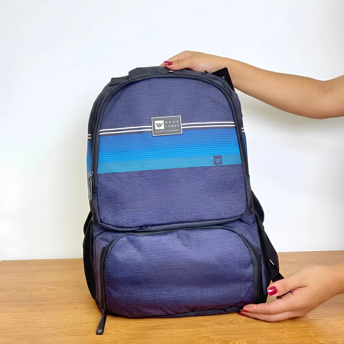 Mochila Hang Loose Sagar Masculina Reforçada Térmico Azul